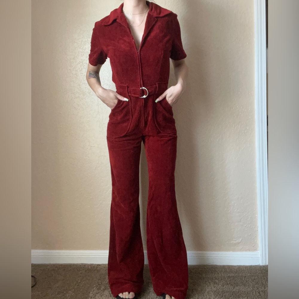 Vintage 1970s Bell Bottom Jumpsuit